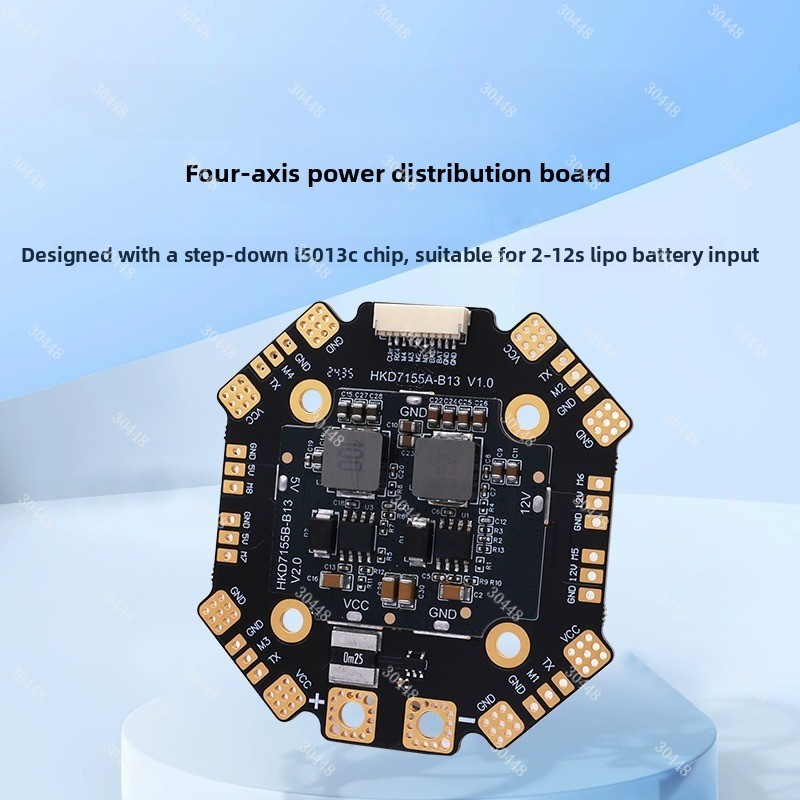 Drone Power Distribution Board - 12S Hochstrom-Stromverteilerplatine für Racing Quadcopter Drone