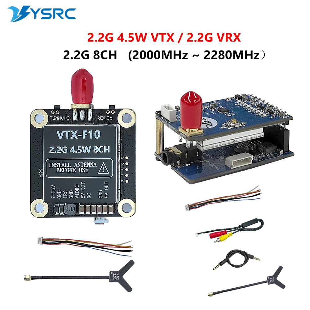 Drone Transmitter - 2.0-2.2G 4.5W VTX 8CH FPV Video-Sender